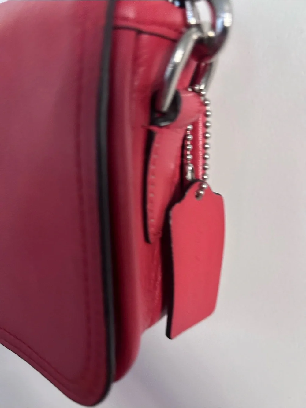 Coach Legacy Leather Carnelian Orange Penny Crossbody Purse 19914 RARE!
